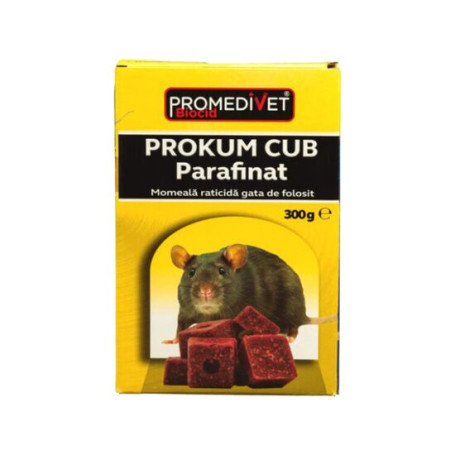 Momeala Raticida Prokum Cub Parafinat 300g