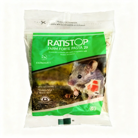 Momeala Raticida RATISTOP FARM FORTE PASTA 29