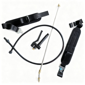 SET (KIT) PENTRU POMPA DE STROPIT, TIJA CAPAT CURBAT, FURTUN, MANER CU FILET METALIC, BRETELE