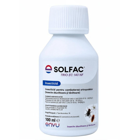 Insecticid Concentrat SOLFAC TRIO EC 140NF 100ml