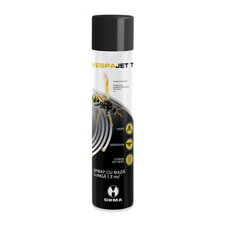 Spray insecticid VESPAJET T aerosol impotriva viespilor 750ml