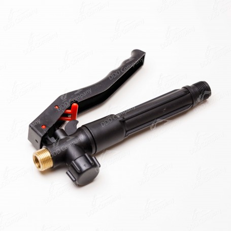 MANER PLASTIC CU OPRITOR, FILET METALIC,  PENTRU POMPA ELECTRICA SI MANUALA - NEGRU MAT