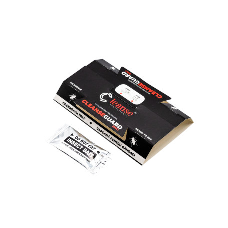 Capcana adeziva CleanseGuard SMALL cu atractant pentru gandaci