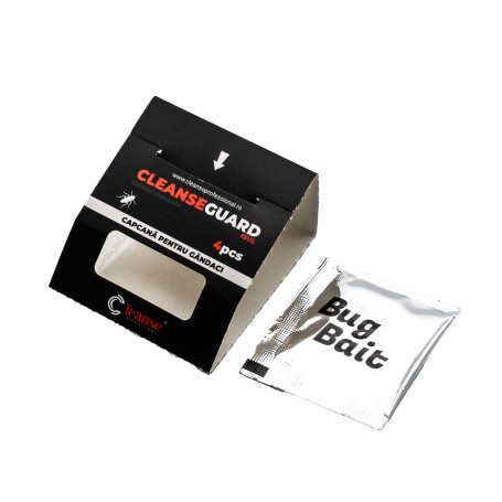 Capcana adeziva CleanseGuard 4BUG cu atractant pentru gandaci - 4 buc