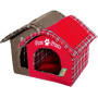 Culcus pisici si caini Casuta Textila Paw Maro 42x39x40 cm