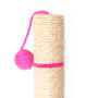 Sisal pentru pisici - ascutit gheare - suport rotund 28x28x44(h)cm