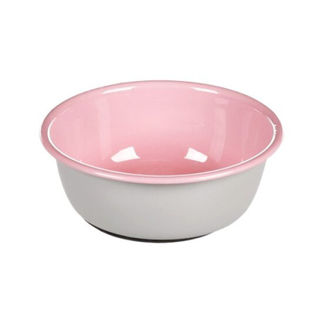 Castron pentru pisici din inox Flamingo MEOW NELL PINK 250 ml