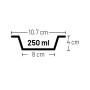 Castron pentru pisici din inox Flamingo MEOW NELL PINK 250 ml